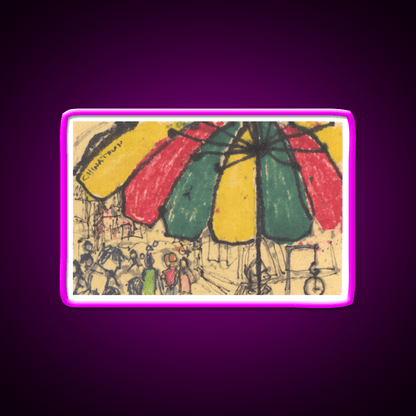 Chinatown Umbrella Asian Cultural Led Neon Sign Rgb Color - Shineneon