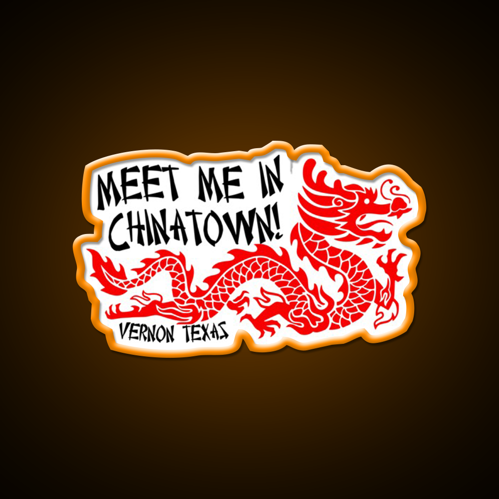 Chinatown Vernon Texas Asian Cultural Led Neon Sign Rgb Color - LED neon sign view 6