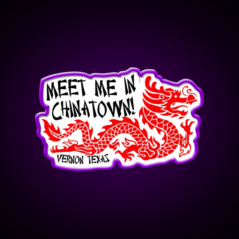 Chinatown Vernon Texas Asian Cultural Led Neon Sign Rgb Color - LED neon sign view 9