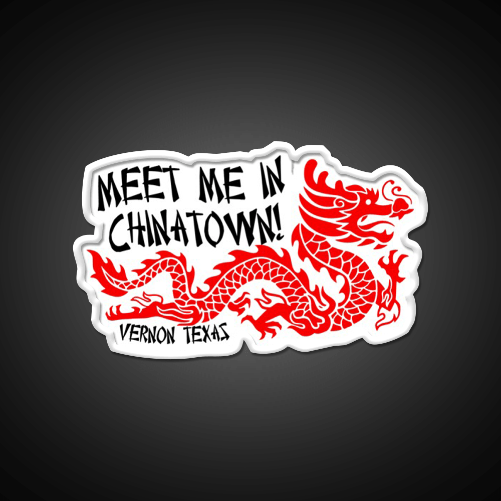 Chinatown Vernon Texas Asian Cultural Led Neon Sign Rgb Color - Shineneon
