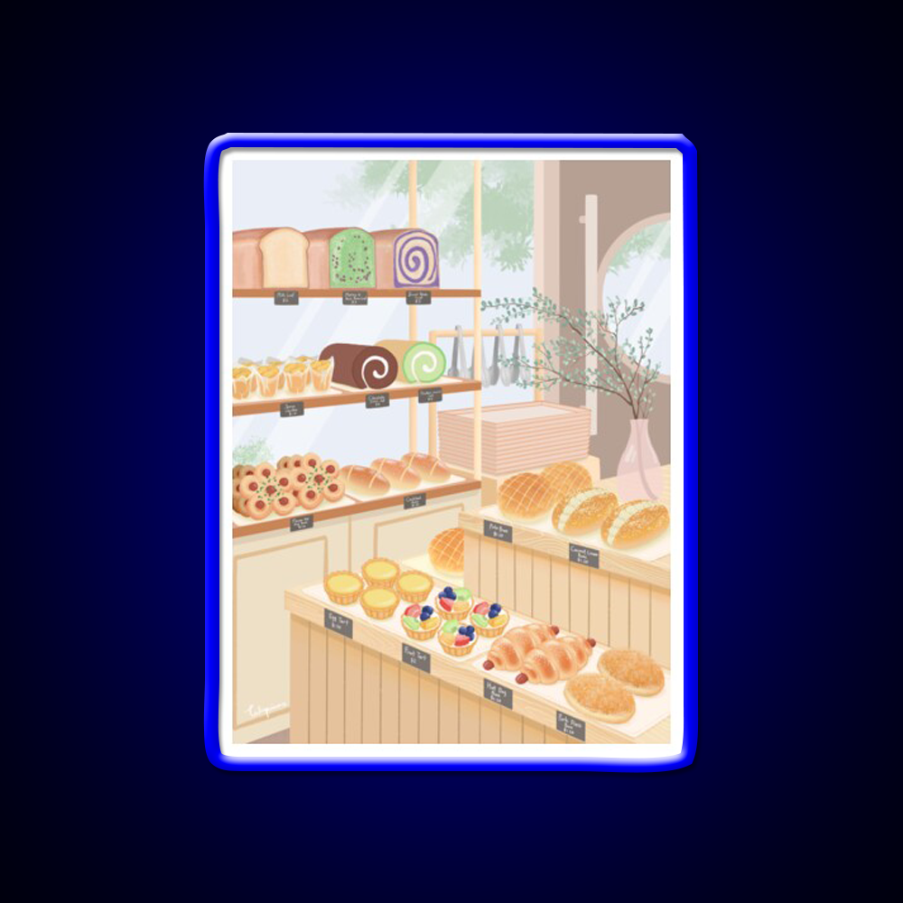 Chinese Bakery Goodies Led Neon Sign Chinese Food Rgb Color