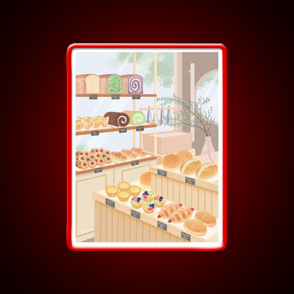 Chinese Bakery Goodies Led Neon Sign Chinese Food Rgb Color