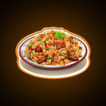 Chinese Beef Fried Rice Led Neon Sign Chinese Food Rgb Color - Shineneon