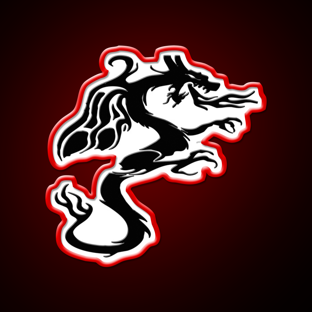 Chinese Dragon Asian Cultural Led Neon Sign Rgb Color