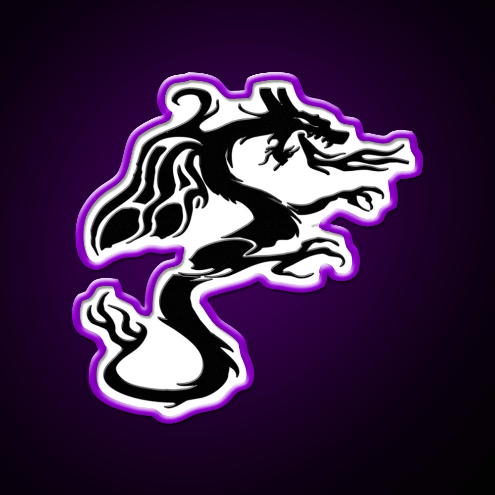 Chinese Dragon Asian Cultural Led Neon Sign Rgb Color - Shineneon