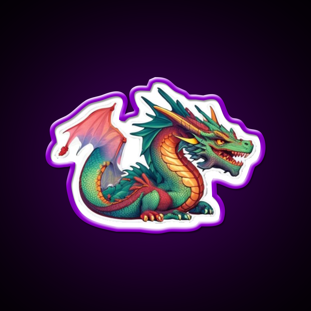 Chinese Dragon Asian Cultural Led Neon Sign Wall Art Rgb Color - LED neon sign view 9