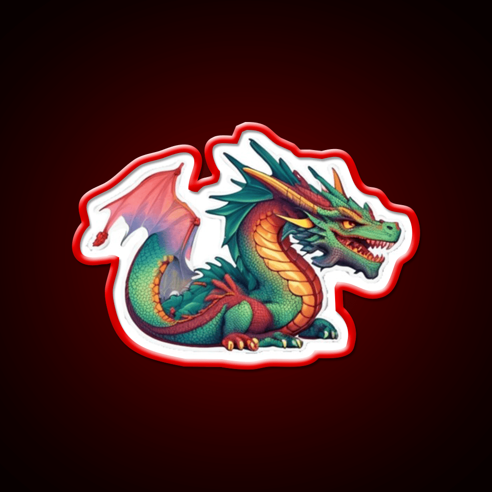 Chinese Dragon Asian Cultural Led Neon Sign Wall Art Rgb Color - Shineneon