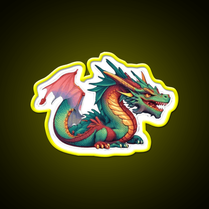 Chinese Dragon Asian Cultural Led Neon Sign Wall Art Rgb Color - Shineneon