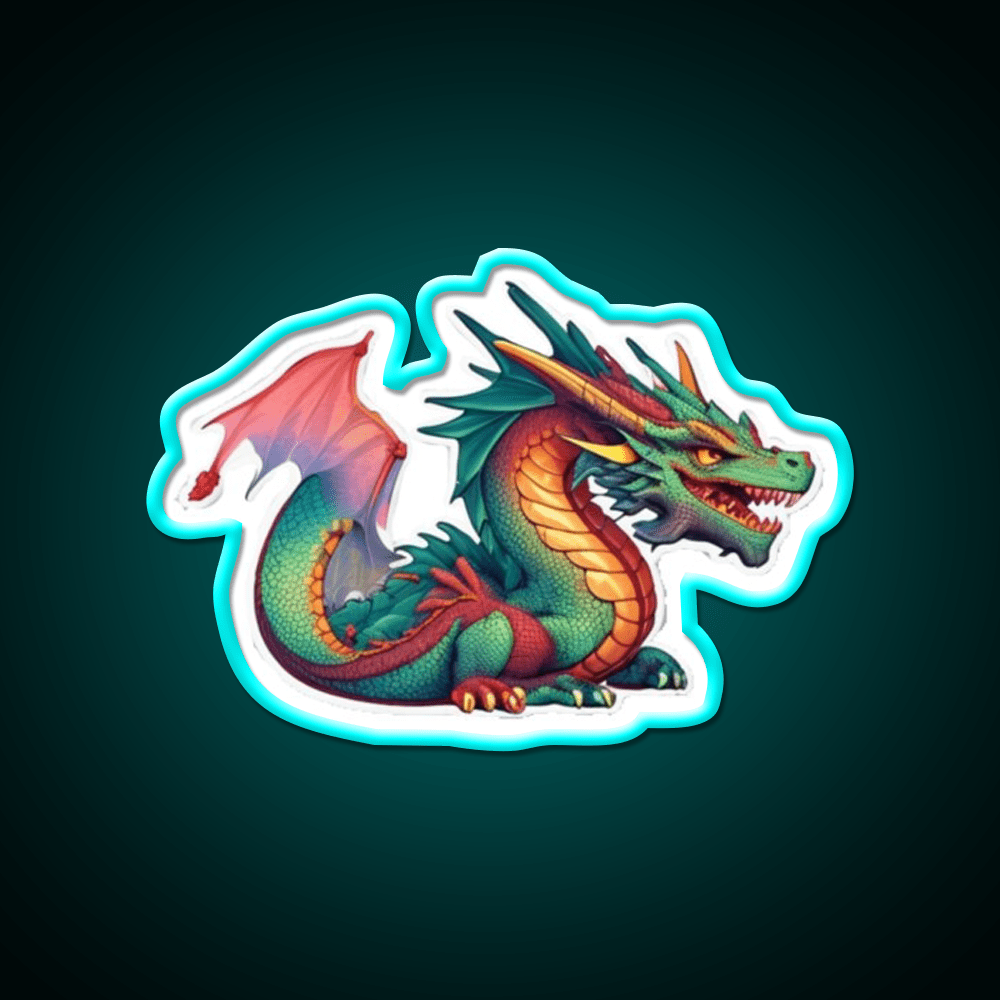 Chinese Dragon Asian Cultural Led Neon Sign Wall Art Rgb Color - Shineneon