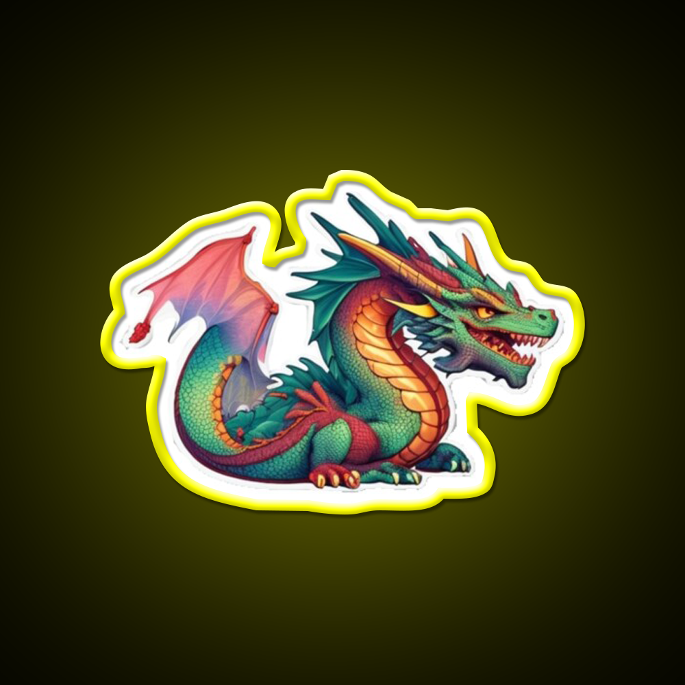 Chinese Dragon Asian Cultural Led Neon Sign Wall Art Rgb Color - LED neon sign view 7