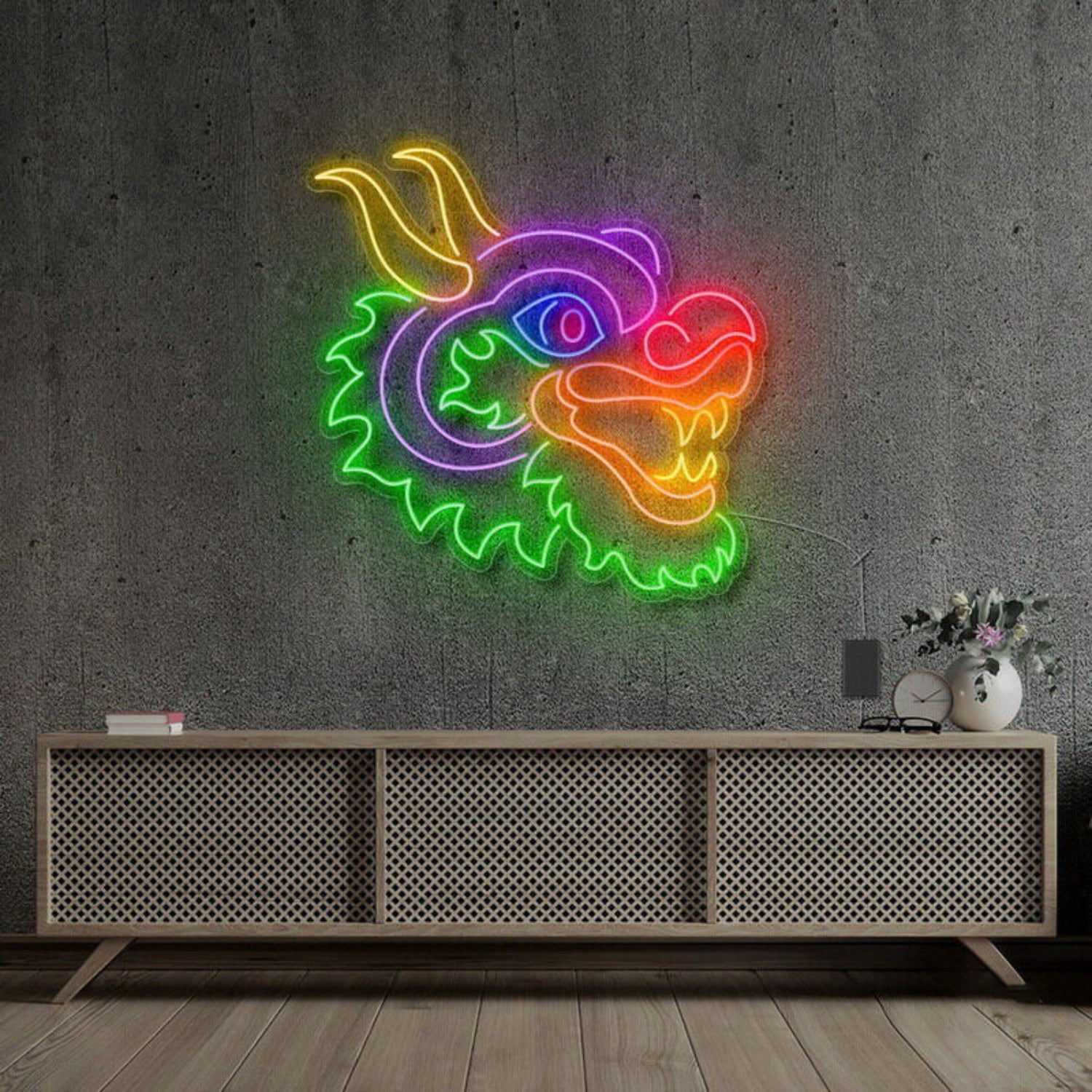 Chinese Festive Dragon Neon Sign For Cultural And Festive Decor | Shineneon