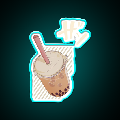 Chinese Food Bubble Tea Led Neon Sign Chinese Food Rgb Color