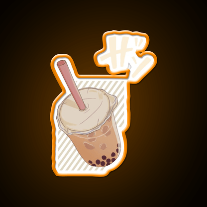 Chinese Food Bubble Tea Led Neon Sign Chinese Food Rgb Color - Shineneon