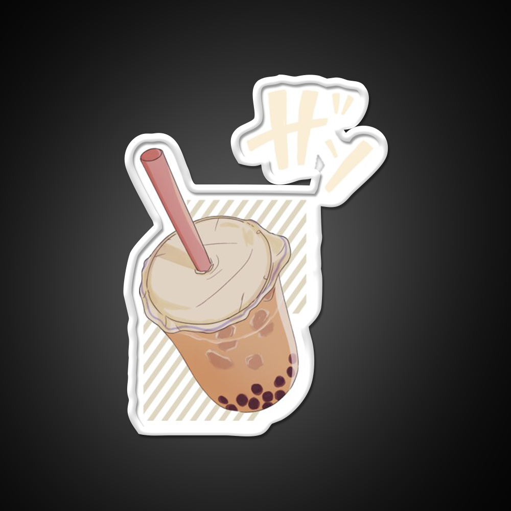 Chinese Food Bubble Tea Led Neon Sign Chinese Food Rgb Color