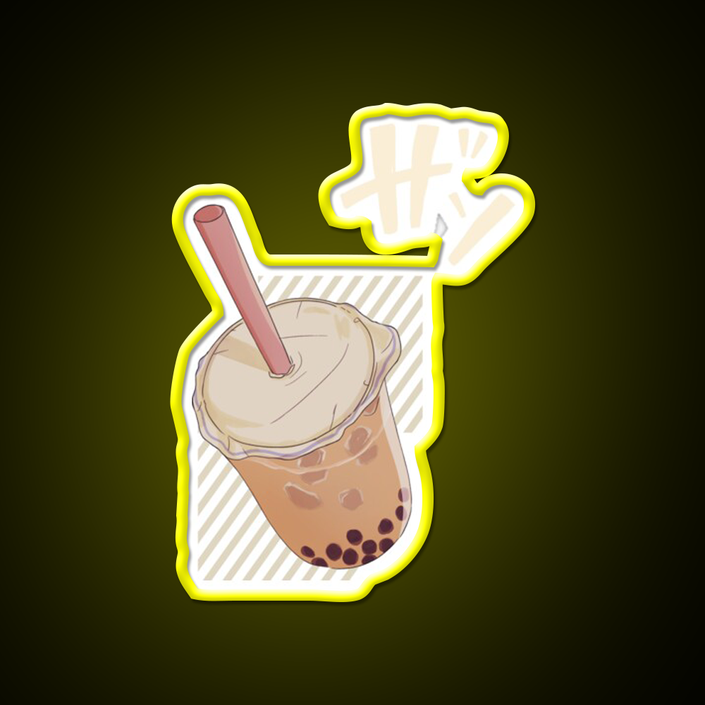 Chinese Food Bubble Tea Led Neon Sign Chinese Food Rgb Color