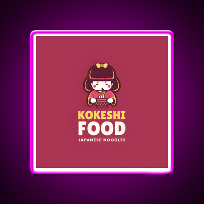 Chinese Food Led Neon Sign Chinese Food Rgb Color