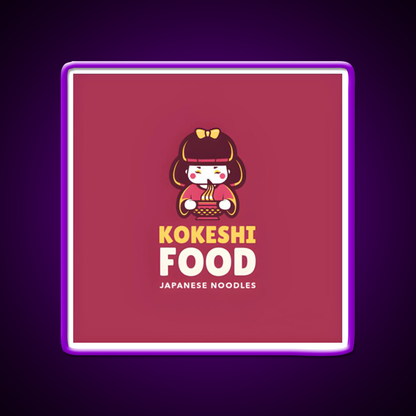 Chinese Food Led Neon Sign Chinese Food Rgb Color