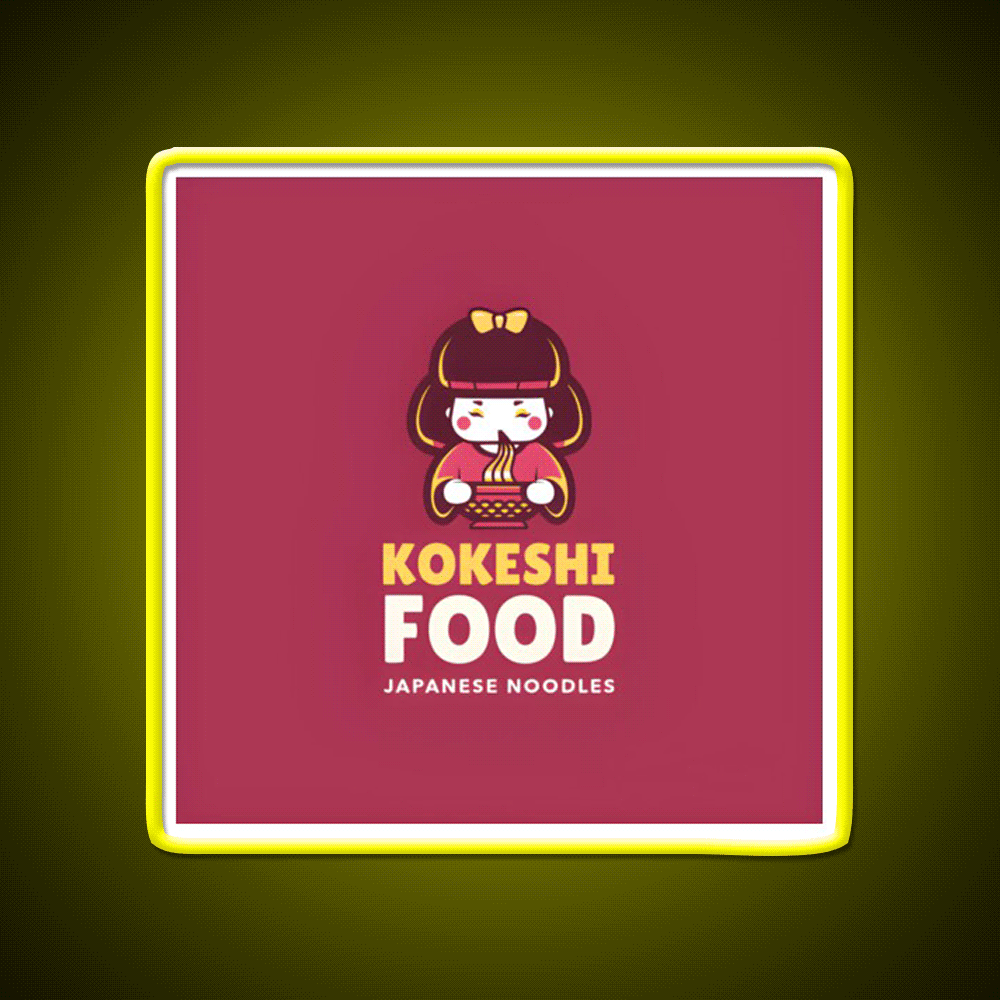 Chinese Food Led Neon Sign Chinese Food Rgb Color