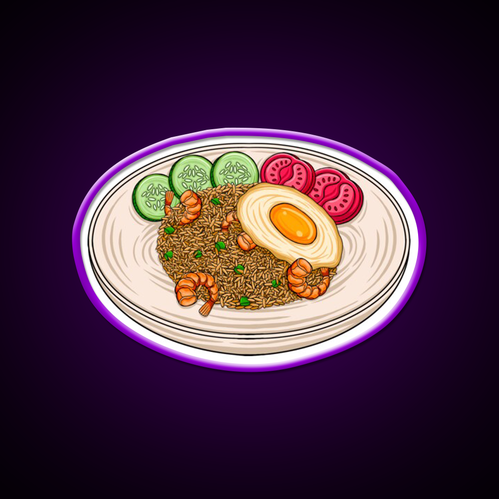 Chinese Food Led Neon Sign Chinese Food Wall Art Rgb Color