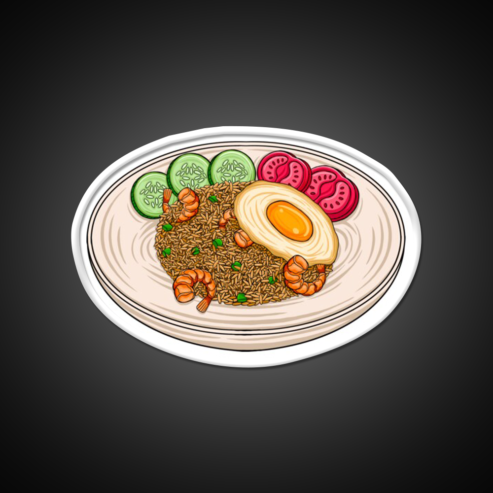 Chinese Food Led Neon Sign Chinese Food Wall Art Rgb Color