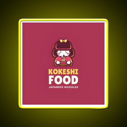 Chinese Food Led Neon Sign Chinese Food Rgb Color