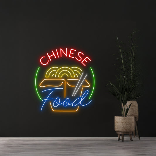 Chinese Food Neon Sign