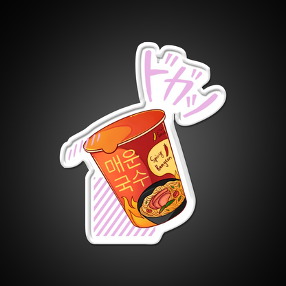 Chinese Food Spicy Ramyeon Led Neon Sign Chinese Food Rgb Color