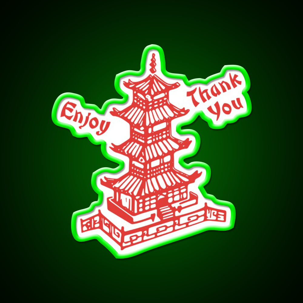 Chinese Food Take Out Led Neon Sign Chinese Food Rgb Color