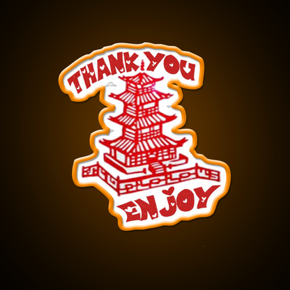 Chinese Food Take Out Thank You Enjoy Led Neon Sign Chinese Food Rgb Color