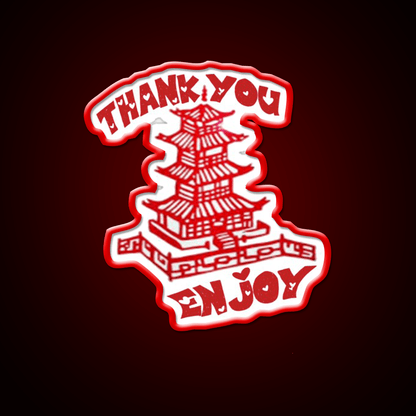 Chinese Food Take Out Thank You Enjoy Led Neon Sign Chinese Food Rgb Color - Shineneon
