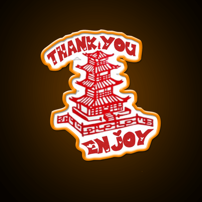 Chinese Food Take Out Thank You Enjoy Led Neon Sign Chinese Food Rgb Color - Shineneon