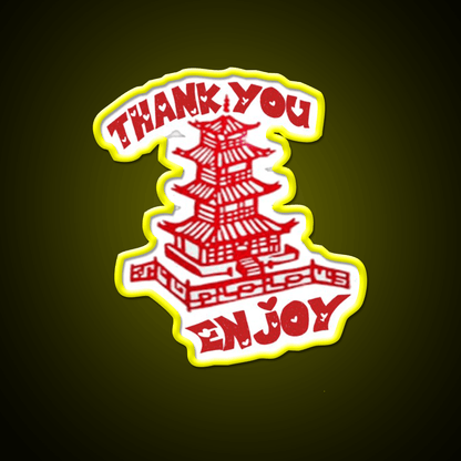 Chinese Food Take Out Thank You Enjoy Led Neon Sign Chinese Food Rgb Color - Shineneon