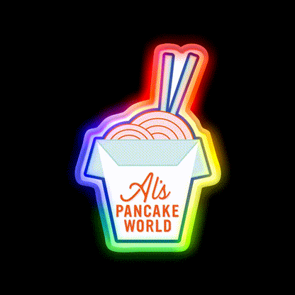 Chinese Food Takeout Led Neon Sign Chinese Food Rgb Color