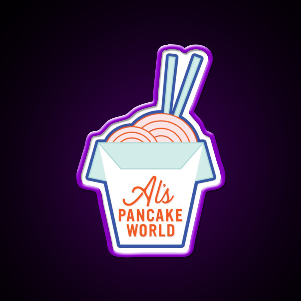 Chinese Food Takeout Led Neon Sign Chinese Food Rgb Color