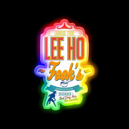 Chinese Food Vintage Asian Cultural Led Neon Sign Rgb Color - LED neon sign close-up detail