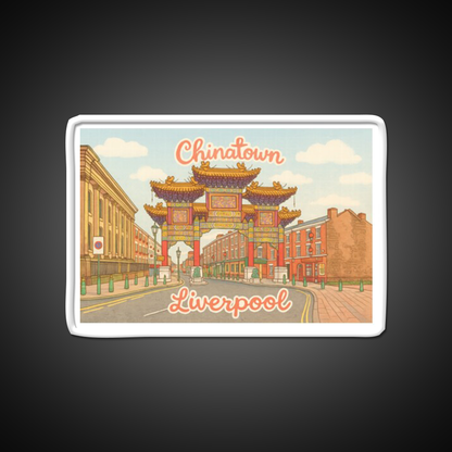 Chinese Gate Chinatown Liverpool Uk Asian Cultural Led Neon Sign Rgb Color - LED neon sign view 11