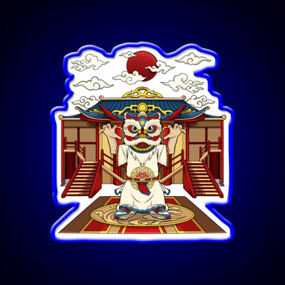Chinese Lion Dance Asian Cultural Led Neon Sign Rgb Color - LED neon sign view 5
