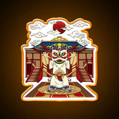 Chinese Lion Dance Asian Cultural Led Neon Sign Rgb Color - LED neon sign view 6