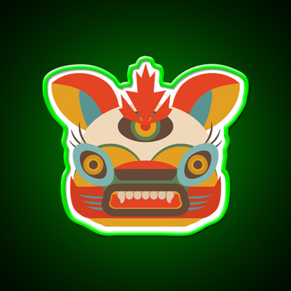 Chinese Monster Led Neon Sign Chinese Food Rgb Color