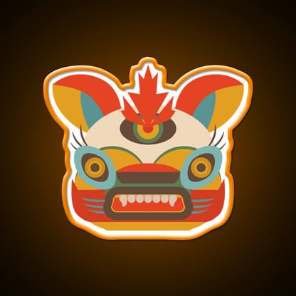 Chinese Monster Led Neon Sign Chinese Food Rgb Color