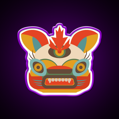 Chinese Monster Led Neon Sign Chinese Food Rgb Color