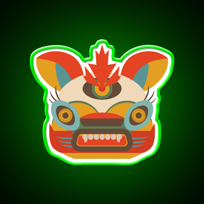 Chinese Monster Led Neon Sign Chinese Food Rgb Color - Shineneon