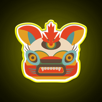 Chinese Monster Led Neon Sign Chinese Food Rgb Color