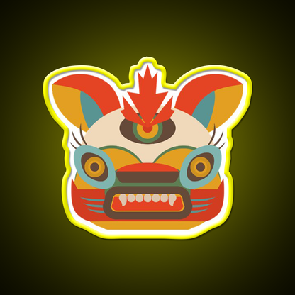 Chinese Monster Led Neon Sign Chinese Food Rgb Color