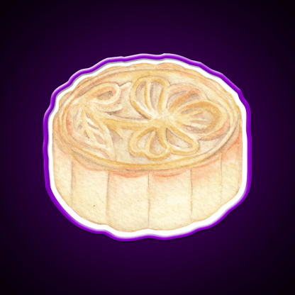 Chinese Mooncake Snack Food Led Neon Sign Rgb Color - Shineneon