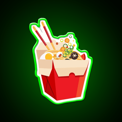 Chinese Noodles Food Led Neon Sign Chinese Food Rgb Color - Shineneon