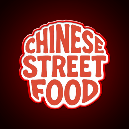 Chinese Street Food Led Neon Sign Chinese Food Rgb Color - Shineneon