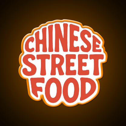 Chinese Street Food Led Neon Sign Chinese Food Rgb Color - Shineneon
