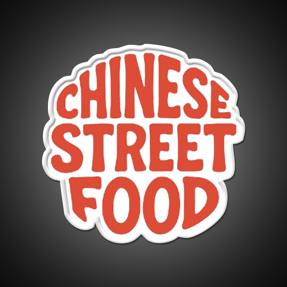 Chinese Street Food Led Neon Sign Chinese Food Rgb Color