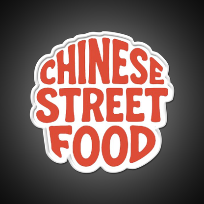 Chinese Street Food Led Neon Sign Chinese Food Rgb Color